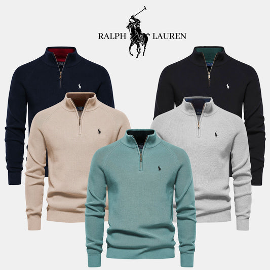Maglione con zip al collo R&L (SALDI)
