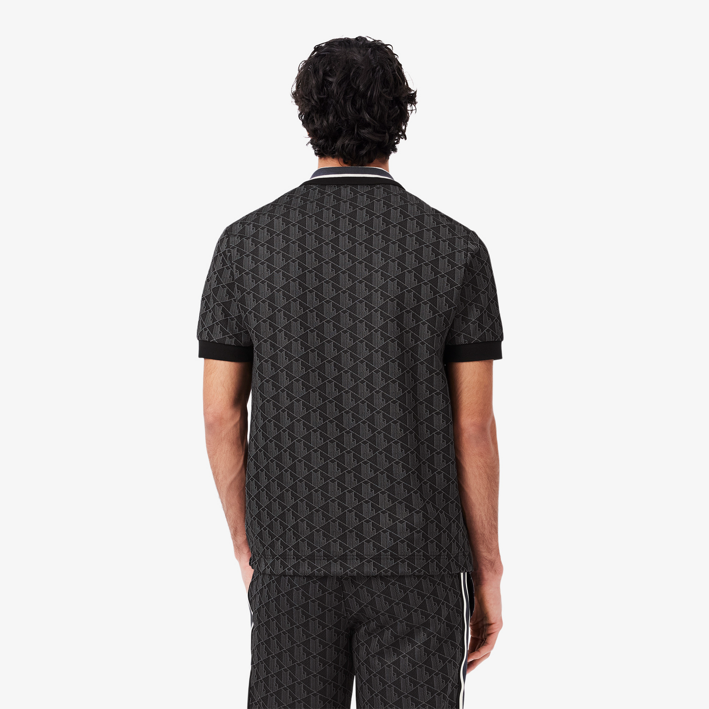 [Achetez-en 1, obtenez-en 2] Ensemble polo et pantalon de survêtement monogramme